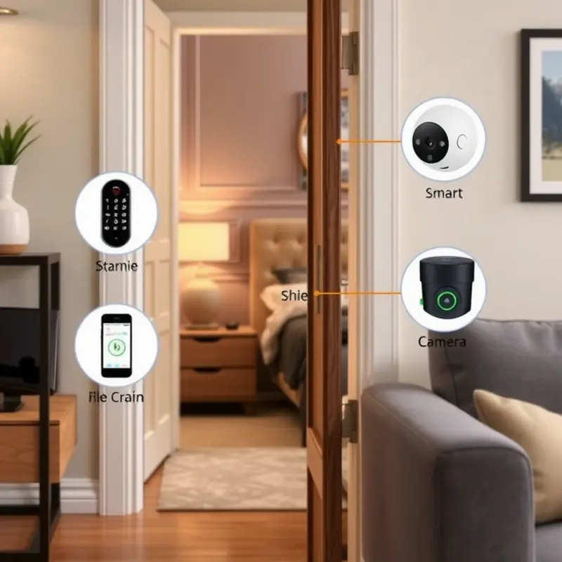 Understanding the security components of your apartment door.