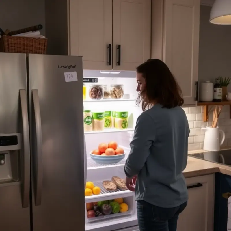 A renter confidently managing a power outage in their apartment.