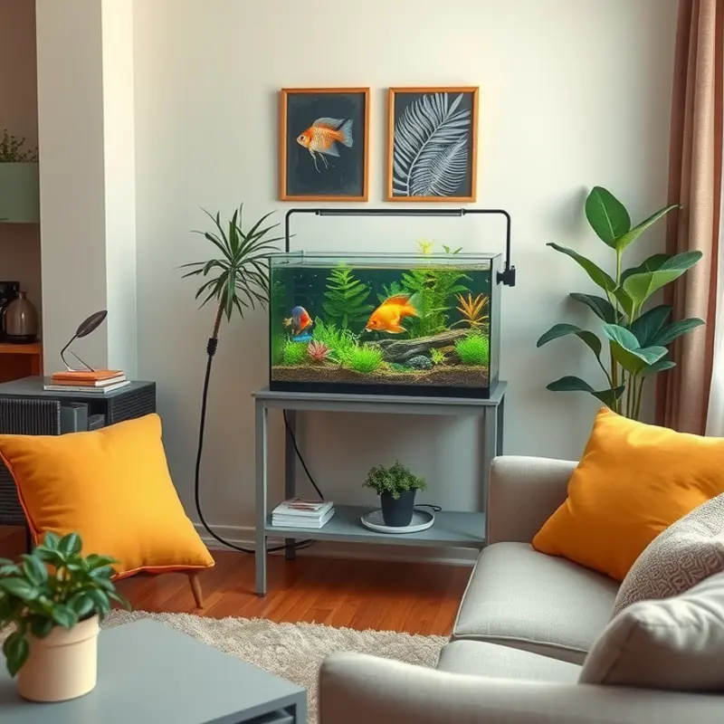 Selecting the right fish tank for your apartment space.