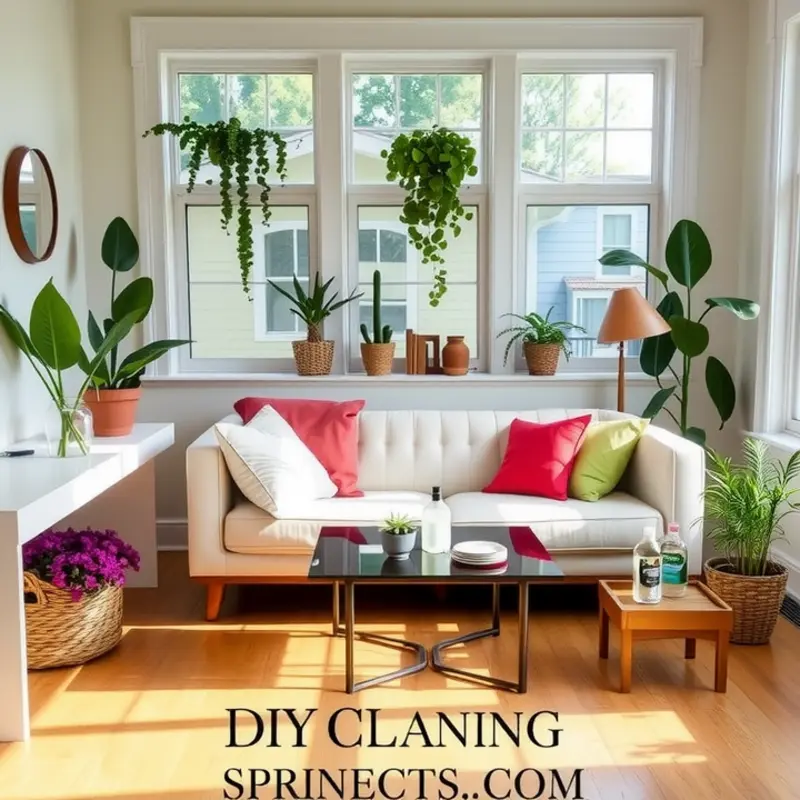 Essential DIY cleaning ingredients ready for action!