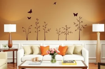 Colorful collage of removable adhesive decor ideas for stylish homes.
