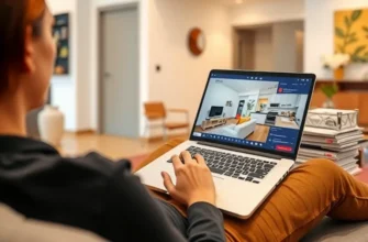 Split image showcasing a virtual apartment tour on one side and an in-person tour on the other.