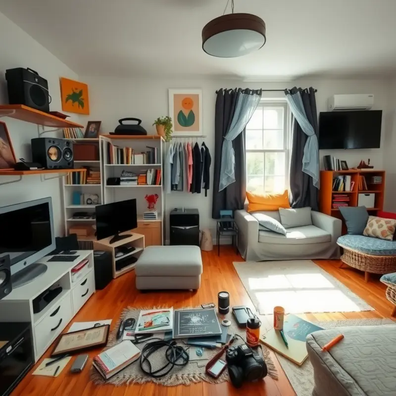 An organized approach to documenting personal belongings for renters insurance claims.
