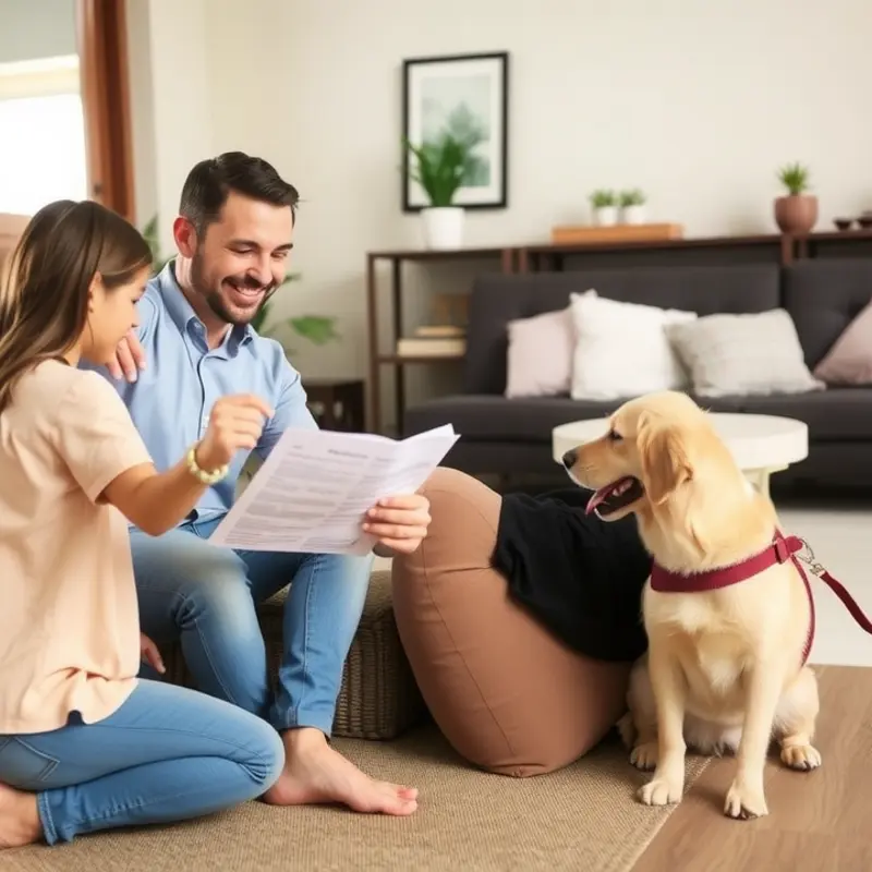 Detailed examination of a lease agreement with essential components highlighted.