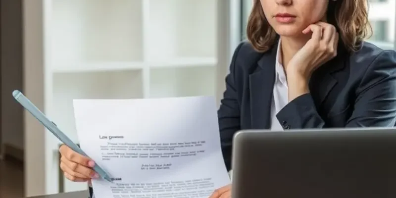 A rent contract on a table in a cozy living room