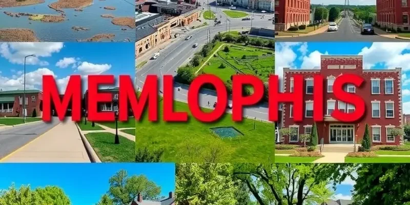 A scenic sunset view of the Memphis skyline representing the city’s vibrant urban life.