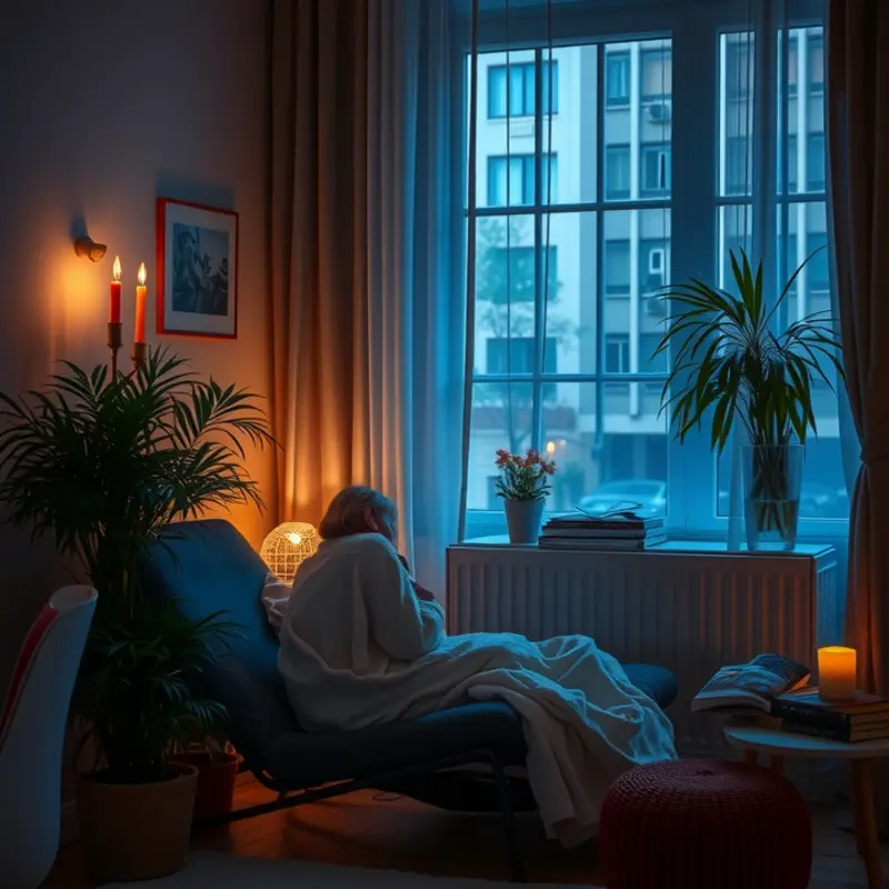 A cozy living room showcasing various DIY soundproofing techniques.