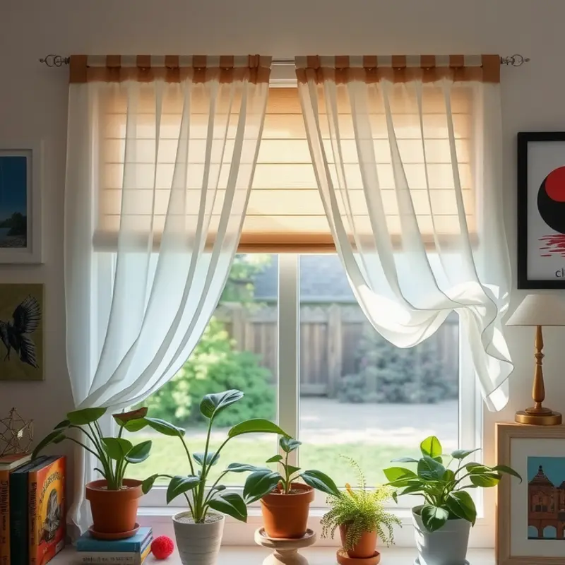 A variety of stylish temporary blinds that are perfect for rentals.