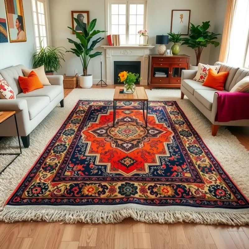 A layered rug strategy to enhance carpet protection.
