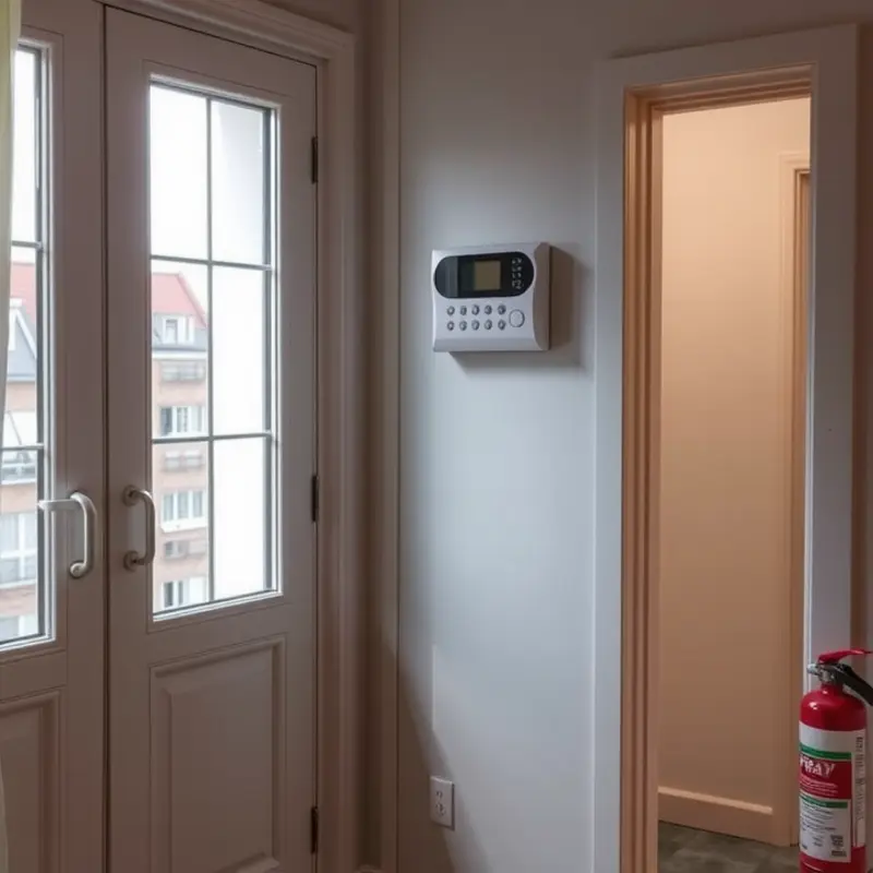 Ensuring apartment security through effective locks and safety devices.