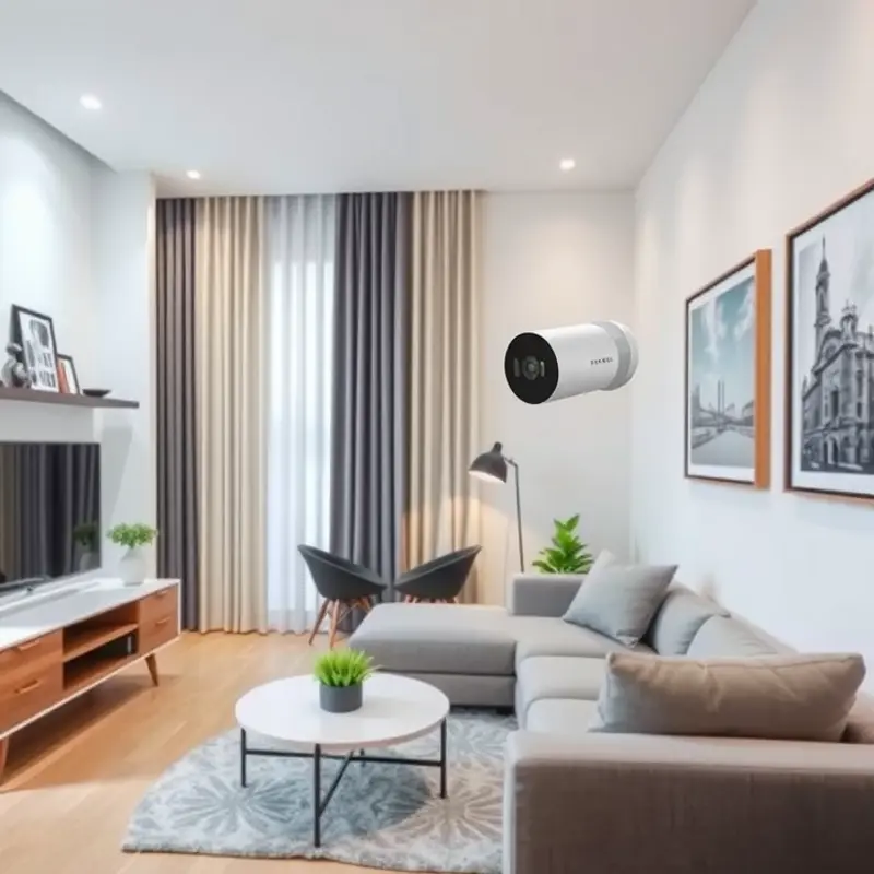 Smart security cameras provide peace of mind for renters.