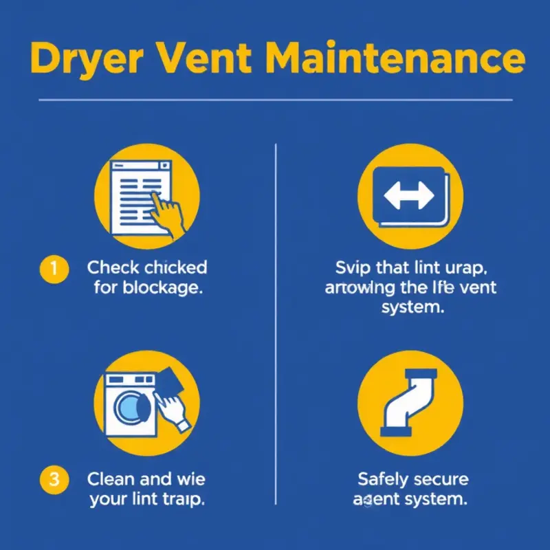 The stark difference between a clogged and well-maintained dryer vent.