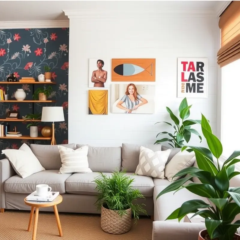 Stylish rental with DIY decor that showcases personality.