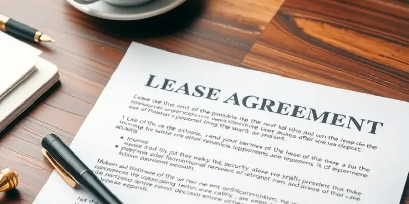 A group of young professionals discussing a lease agreement in their apartment, showcasing diversity and cooperation.