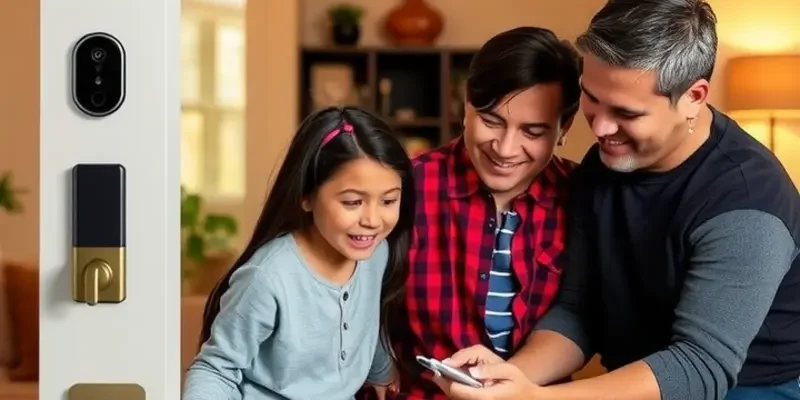 A modern apartment with smart technology suitable for families and pet owners.