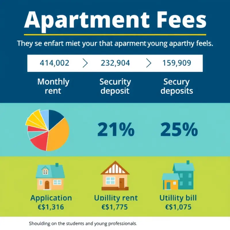 A clear breakdown of common apartment fees to enhance understanding.