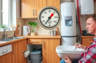 A well-maintained apartment bathroom showcasing hot water appliances, emphasizing safety and comfort.
