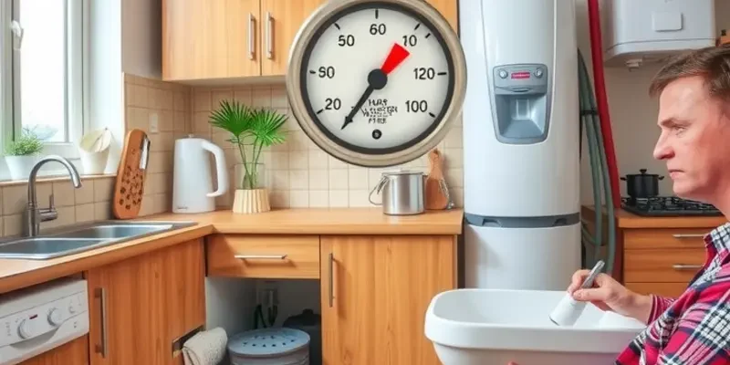 A well-maintained apartment bathroom showcasing hot water appliances, emphasizing safety and comfort.
