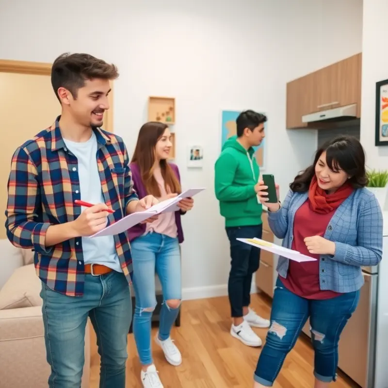 Determining roommate compatibility with a fun group check-in.