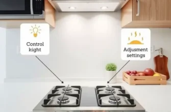 A clean and welcoming apartment kitchen with a gas stove and utensils.
