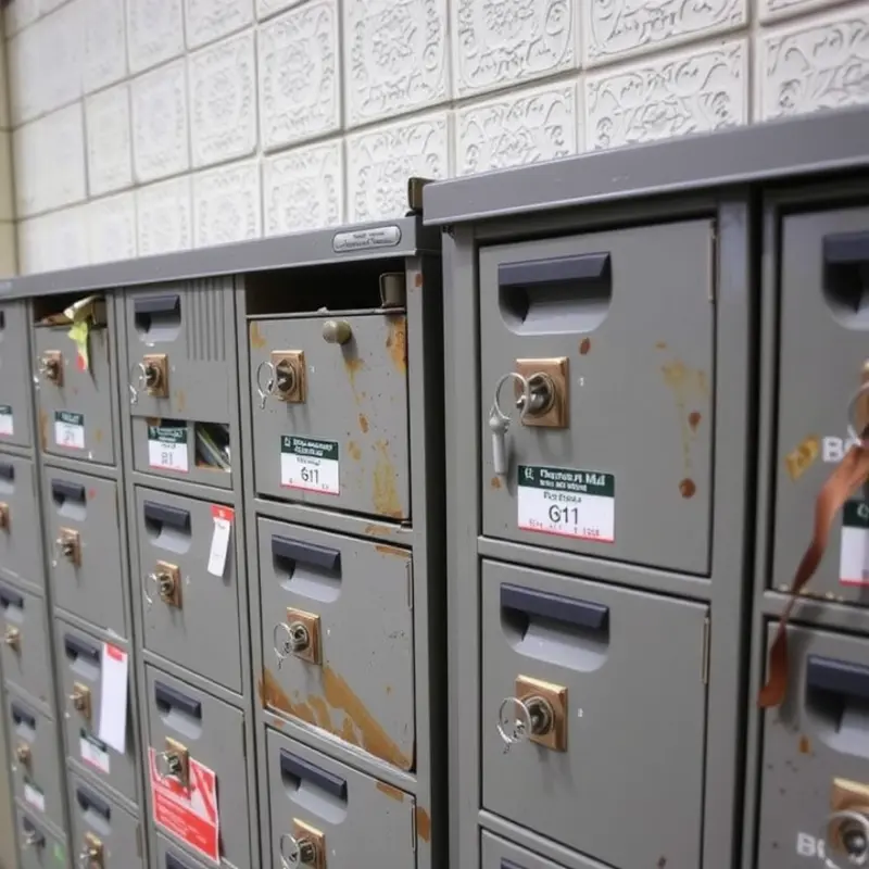 Common vulnerabilities found in apartment mailbox setups.