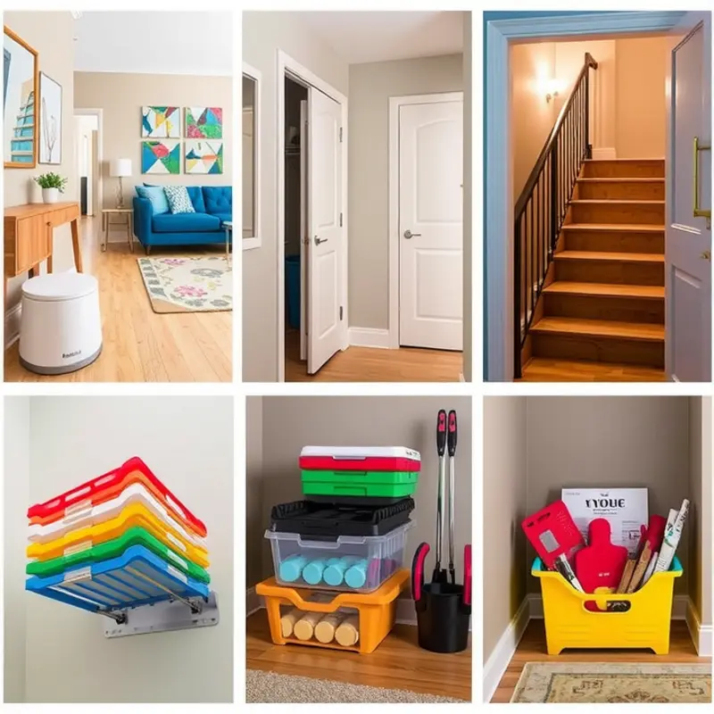 Identifying slip hazards in different apartment settings.