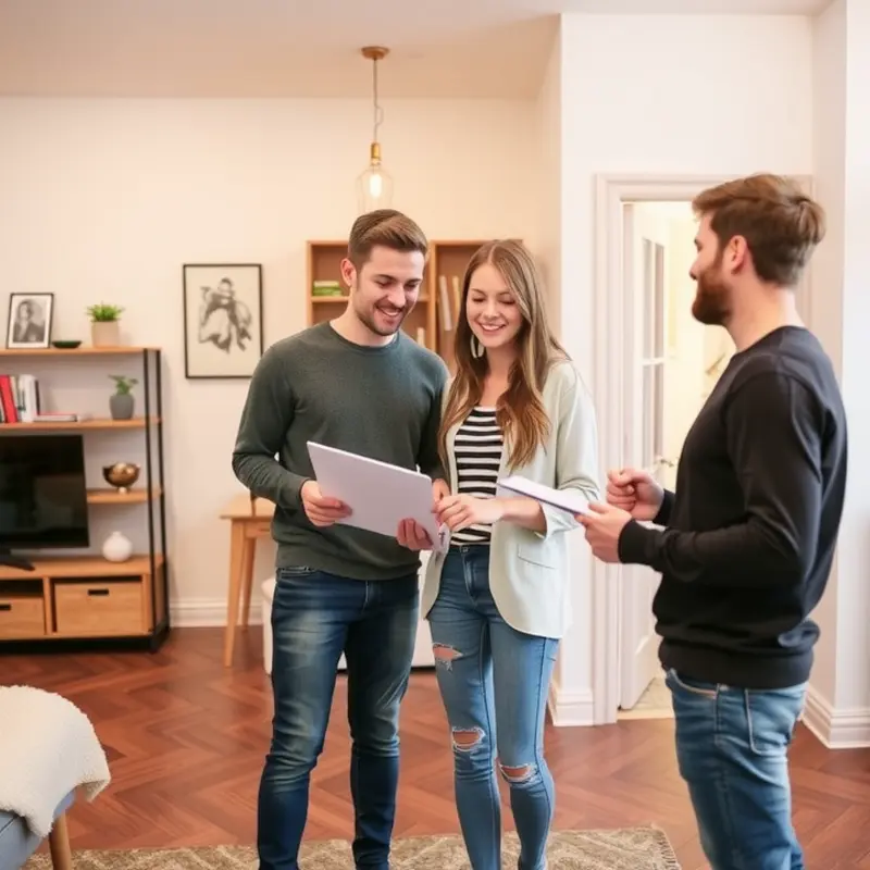 Fargo’s downtown area, an ideal spot for young professionals and students seeking rental options.