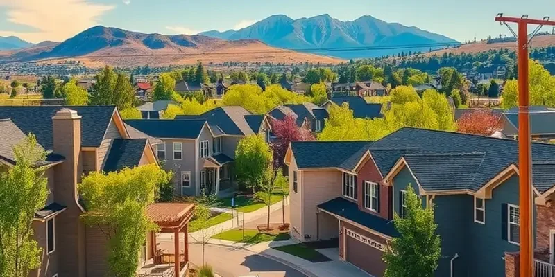 Beautiful sunset over Boulder, highlighting outdoor cafes and recreational activities in the foreground.