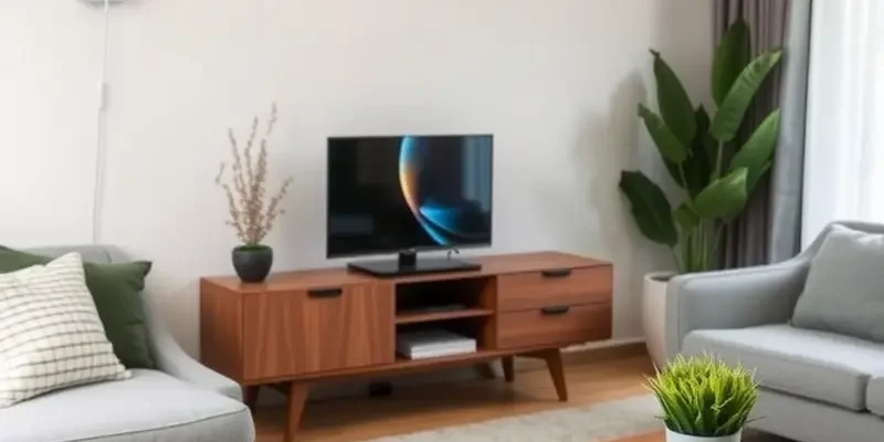 Couple organizing charging solutions in a welcoming apartment.