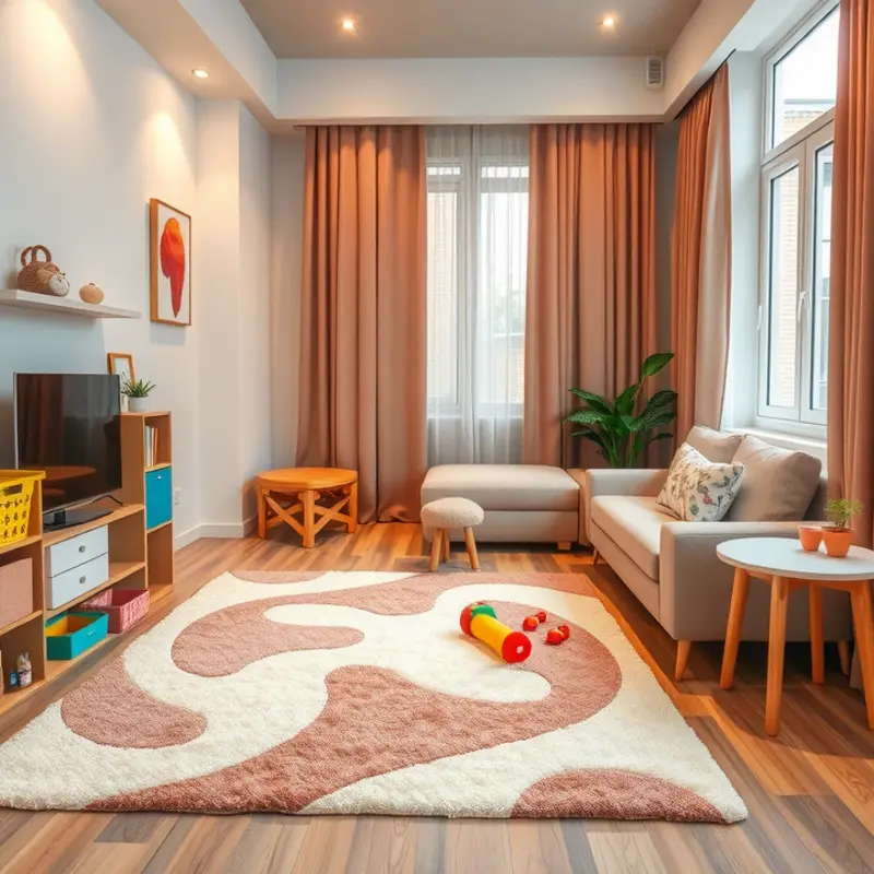 A delightful play area designed for children, showcasing safety and creativity.