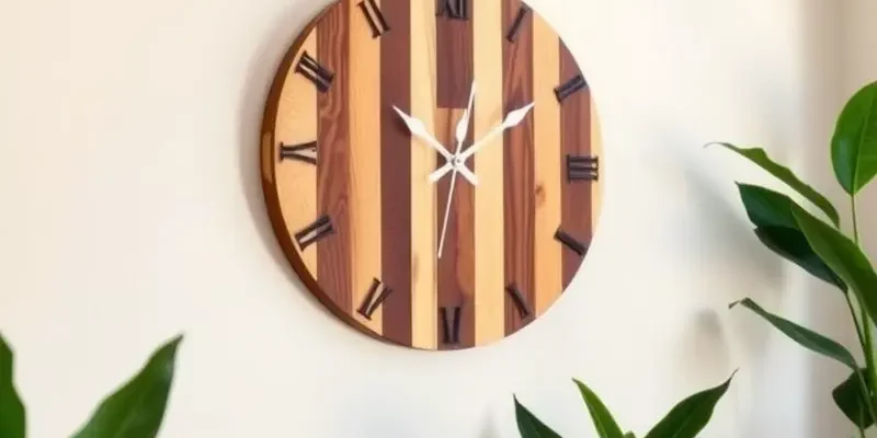 A collage showcasing various DIY wall clocks in different styles and designs.