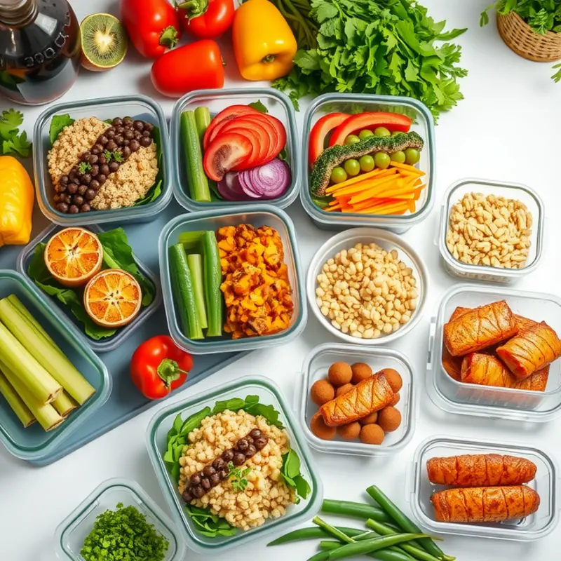 A beautifully organized small kitchen ideal for meal prep.