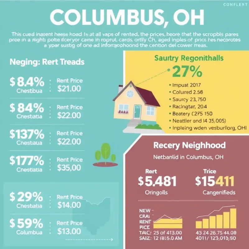 A vibrant view of diverse neighborhoods in Columbus, OH.