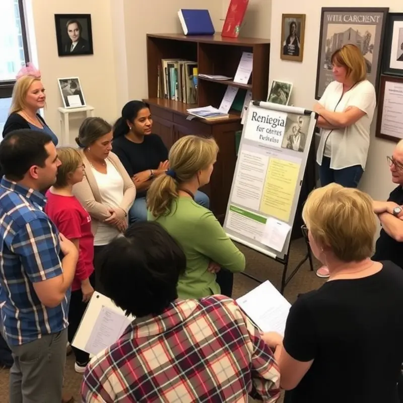 A young professional reviewing their rental agreement, emphasizing tenant awareness.