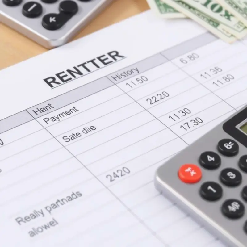 Delving into the details of an apartment rent ledger.