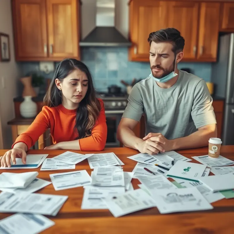 Young adults discussing the benefits of month-to-month leases in a cozy living room.