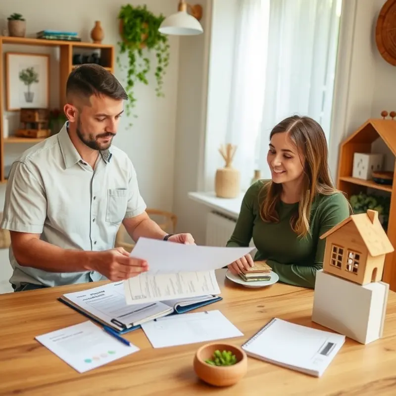 Young professionals gaining insights on their rental history.