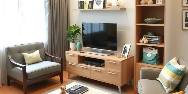 A comfortable modern apartment filled with playful pets and their owners, emphasizing a pet-friendly lifestyle.