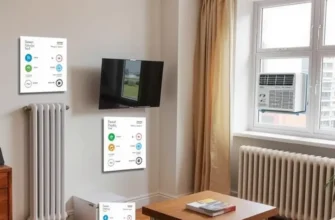 Interior of a cozy apartment showcasing a heater and inviting decor, promoting warmth and safety.