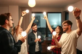 A bright, cozy apartment featuring energy-efficient setups and cheerful DIY decor.
