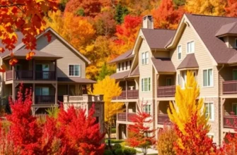 Comfortable living area decorated with fall-themed items, evoking warmth.
