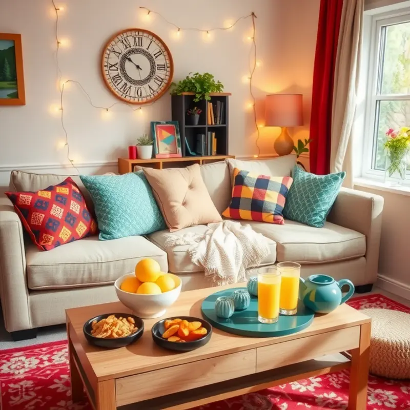 Transform your living space into a cozy entertaining haven.