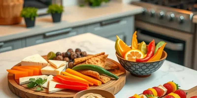 A kitchen overflowing with colorful snacks, representing the joy of apartment living.