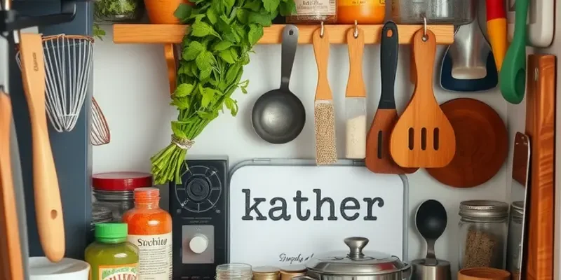 A cozy, colorful tiny kitchen displaying a set table with a meal ready, exuding warmth and charm.
