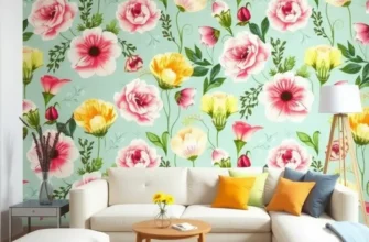 A vibrant collage displaying different wall treatment ideas for renters.