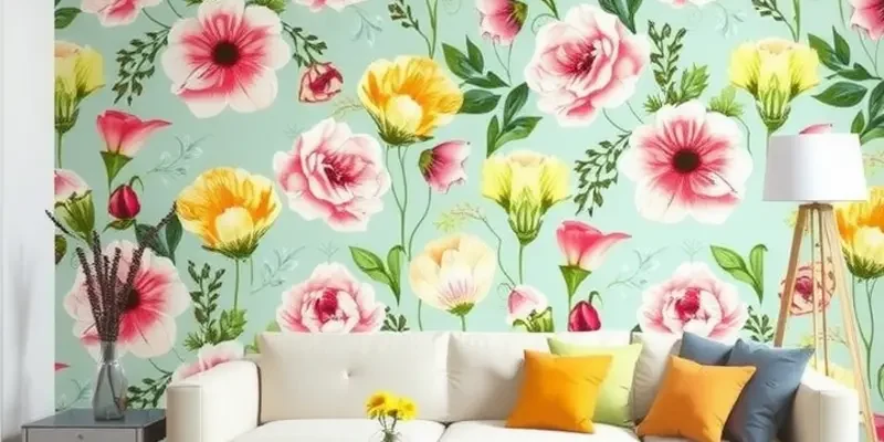 A vibrant collage displaying different wall treatment ideas for renters.