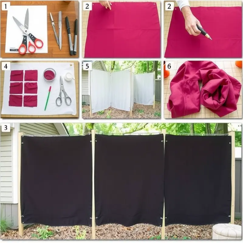 Explore different concepts for privacy screens in a rental setting.