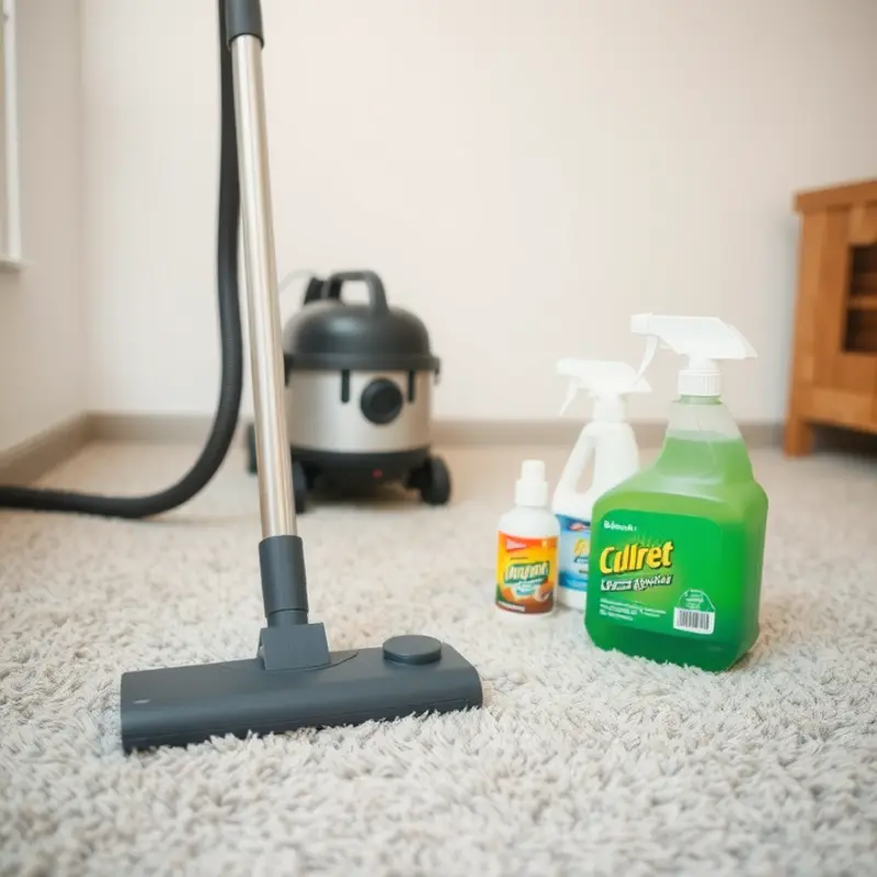 A comfortable apartment demonstrating safe carpet practices.
