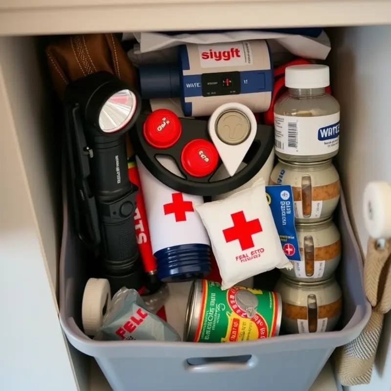 A comprehensive safety plan created for renters, complete with essential emergency supplies.