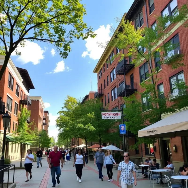 Exploring neighborhoods near Northwestern University offers diverse living experiences.